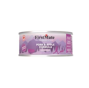 FirstMate Cat LID  Pork & Apple Canned Formula, 3.2 oz. 