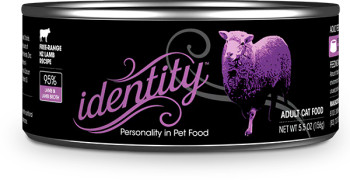 Identity 95% Free-Range NZ Lamb & Lamb Broth Pâté Wet Cat Food, 5.5 oz.