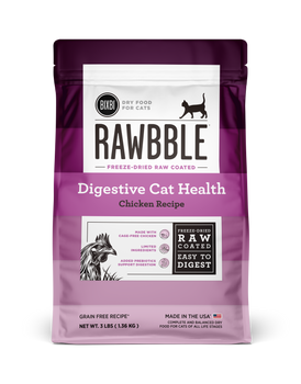Bixbi Rawbble Digestive Health Chicken Kibble for Cats (Choose Size)