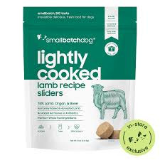 SmallBatch Lamb (Lightly Cooked) for Dogs, 8 oz.