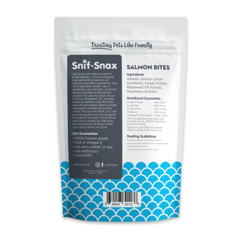 Snif Snax Salmon Bites Dog Treats, 3 oz.