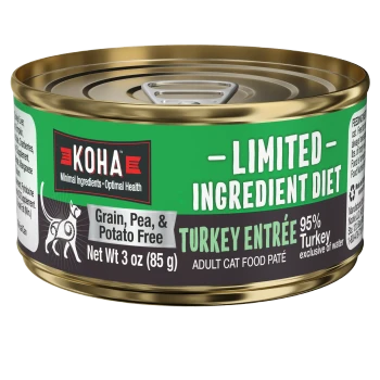 Koha Cat Turkey Pate' LID, 3 oz.