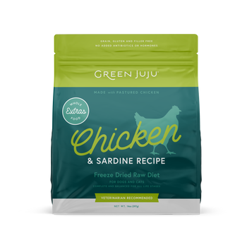 Green Juju Extras - FD Chicken Sardine 14 oz.