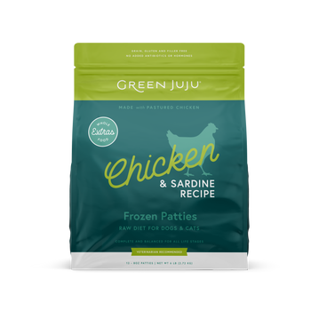 Green Juju Extras - Frozen Chicken Sardine (Choose size)