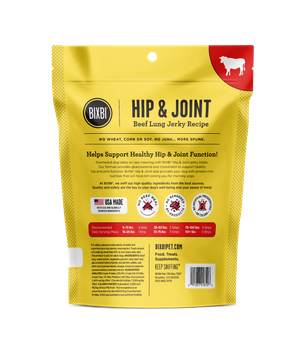 Bixbi Hip & Joint Beef Jerky Treat (Choose size)