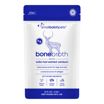 Smallbatch Frozen Organic Bone Broth, Frozen, Venison, 22 oz.