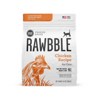 Rawbble Freeze Dried Cat Food,  Chicken (Choose Size)