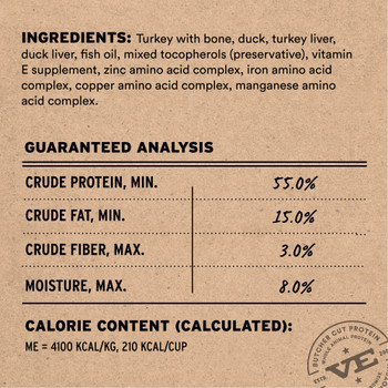 Vital Essentials Cat Crunchy Freeze Dried Micro Nibs, Turkey Duck, 12 oz.