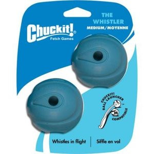 Chuckit Whistler Ball (2 pack), Med
