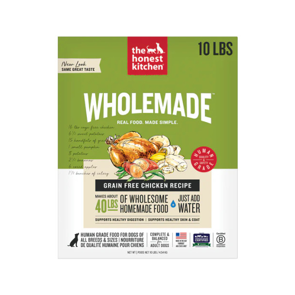 The Honest Kitchen Wholemade Grain Free Chicken (Choose Size to View Price)
