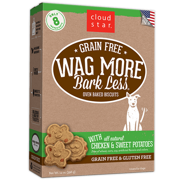 Wag More Bark Less Baked Chicken & Sweet Potatoes Biscuits, 14 oz.
