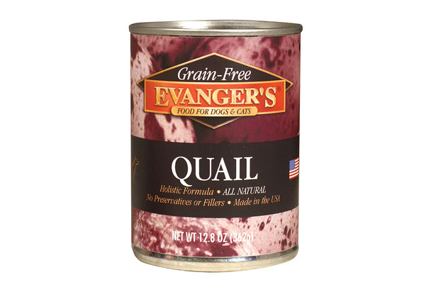 Evanger's Quail Canned Dog Food, 13 oz.