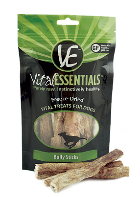 Vital Essentials Freeze Dried Bully Sticks, 5 pieces