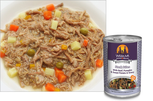 Weruva Steak Frites Dog Food Can, 14 oz.