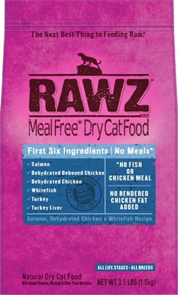 Rawz Salmon/Chicken/Whitefish Cat Kibble (Choose size to view price)