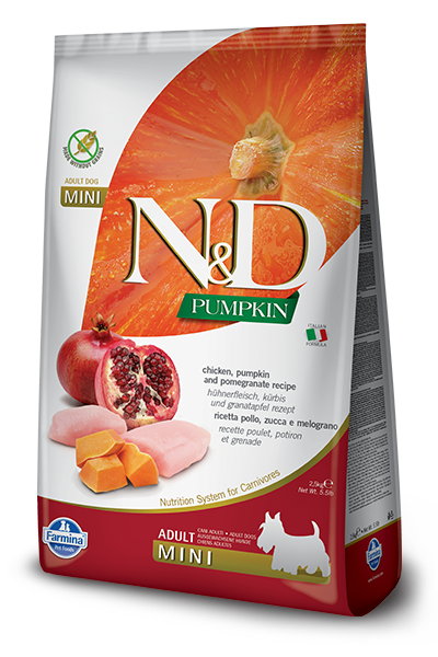 Farmina N&D Chicken Pumpkin & Pomegranate, Med/Maxi Size, 26.4 lb. 