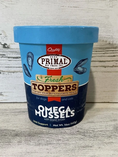 Primal Fresh Toppers Omega Mussels (Choose size to view price)
