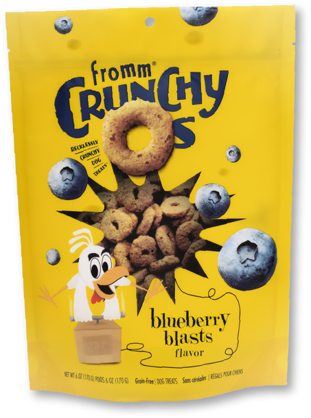 Fromm Crunchy O's Blueberry Blasts Dog Treat (choose size to view price)