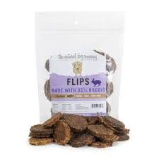 The Natural Dog Company Venison Flips, 8.5 oz