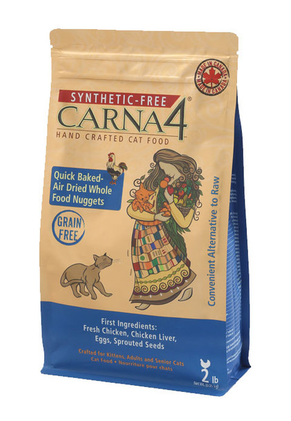Carna4 Baked Cat Food, Chicken, 4 lb.
