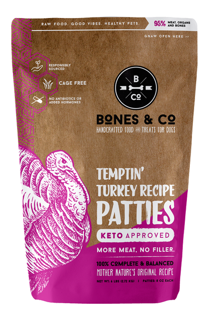 Bones & Co. Frozen Temptin' Turkey (Choose size to view price)