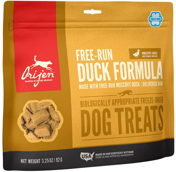 Orijen Dog Free Run Duck Freeze Dried Treat, 3.25 oz.