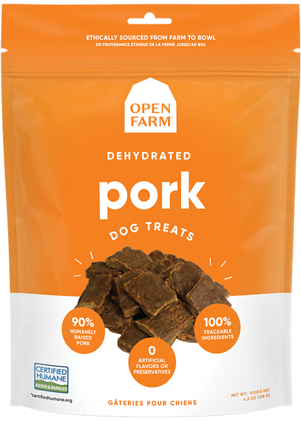 Open Farm Pork Dog Treats, 4.5 oz.
