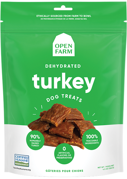 Open Farm Turkey Dog Treats, 4.5 oz.