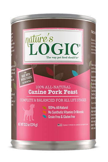 Nature's Logic Canned Canine Pork Feast , 13.2 oz.