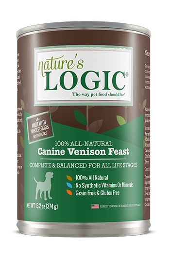 Nature's Logic Canned Canine Venison Feast , 13.2 oz.
