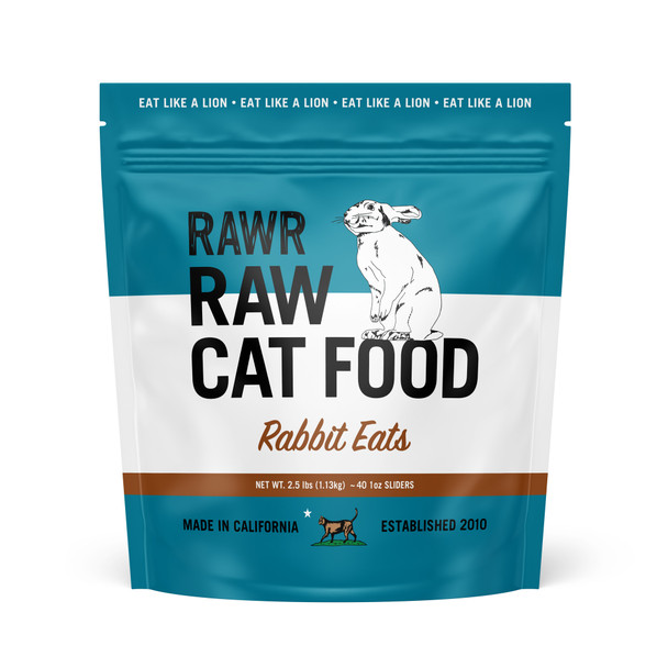 Rawr Cat Sliders, Rabbit, 2.5 lb.