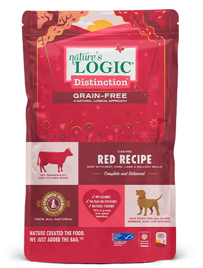 Nature's Logic Canine Grain Free Distinction, Red (Choose size to view price)