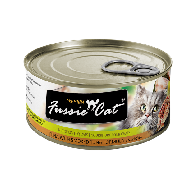 Fussie Cat Tuna With Smoked Tuna Formula In Aspic, 2.8 oz