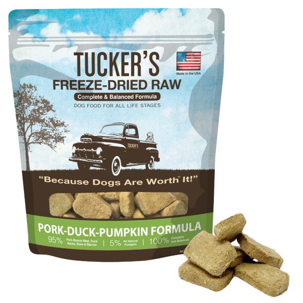 Tucker's Freeze Dried Pork Duck Pumpkin, 14 oz.