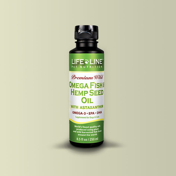 Life Line Omega Fish + Hemp Seed Oil, 16.5 oz.
