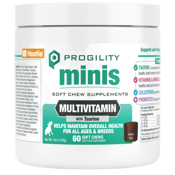 Progility Minis Multivitamin Soft Chew Supplements