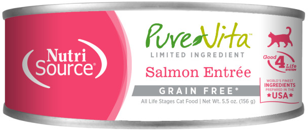 PureVita GF Salmon Cat Food, 5.5 oz. (case of 12)