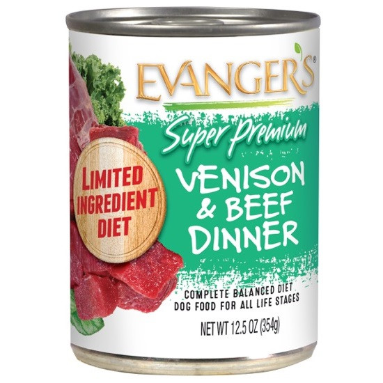 Evanger's Super Premium Venison & Beef Dinner, 12.5 oz.