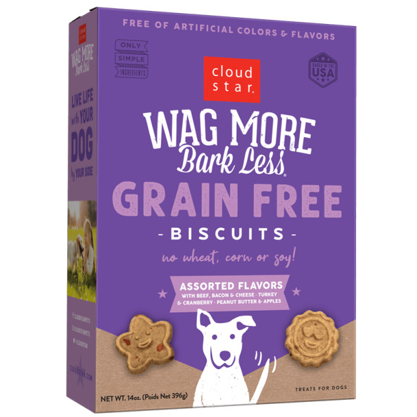 Wag More Bark Less Grain Free Assorted Biscuits, 14 oz.