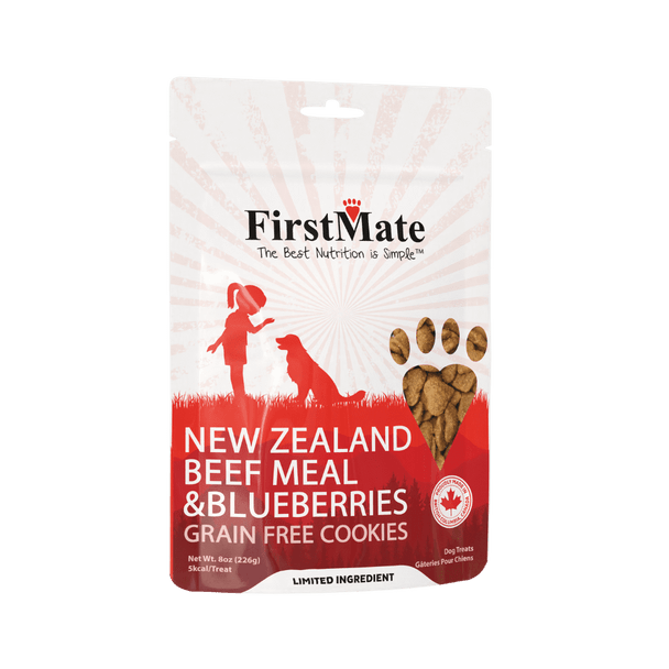 Firstmate Dog GF Beef & Blueberry Treats, 8 oz.