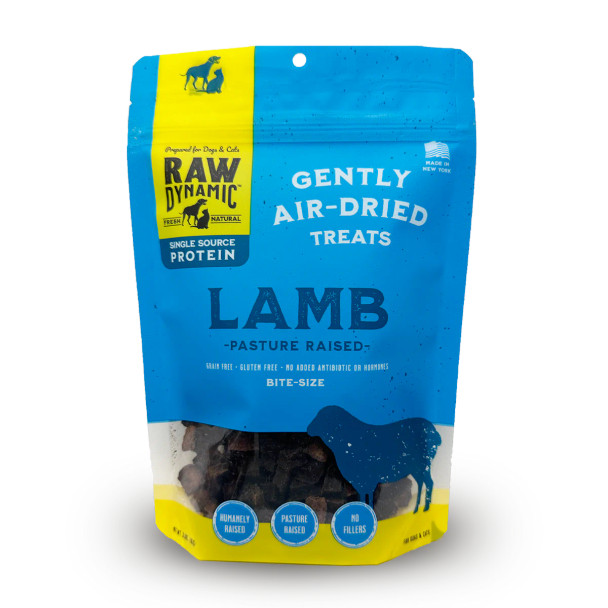 Raw Dynamic Limited Ingredient Air Dried Lamb Treat, 3.6 oz.