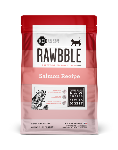 Bixbi Rawbble Salmon Kibble (Choose size)