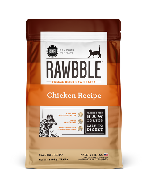 Bixbi Rawbble Chicken Kibble (Choose size)