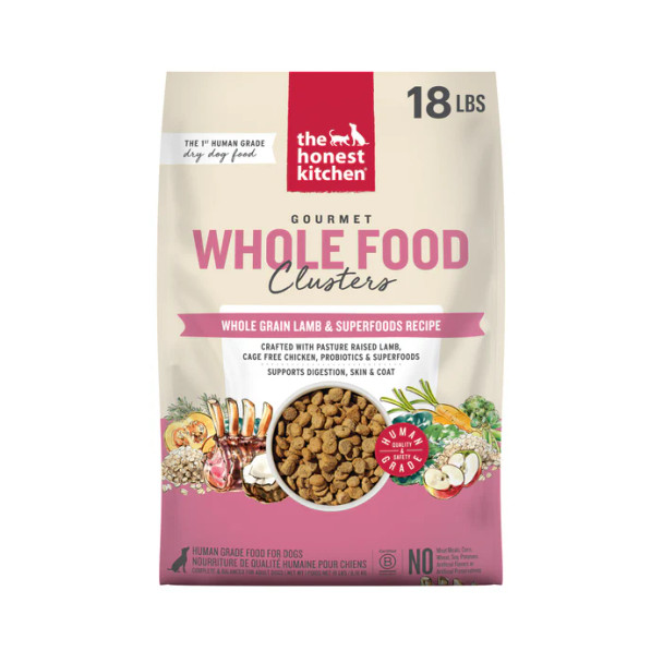 The Honest Kitchen Whole Grain Lamb Whole Food Clusters (Choose size)
