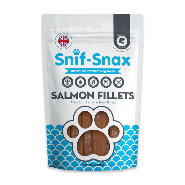 Snif Snax Salmon Filets Dog Treats, 3 oz.