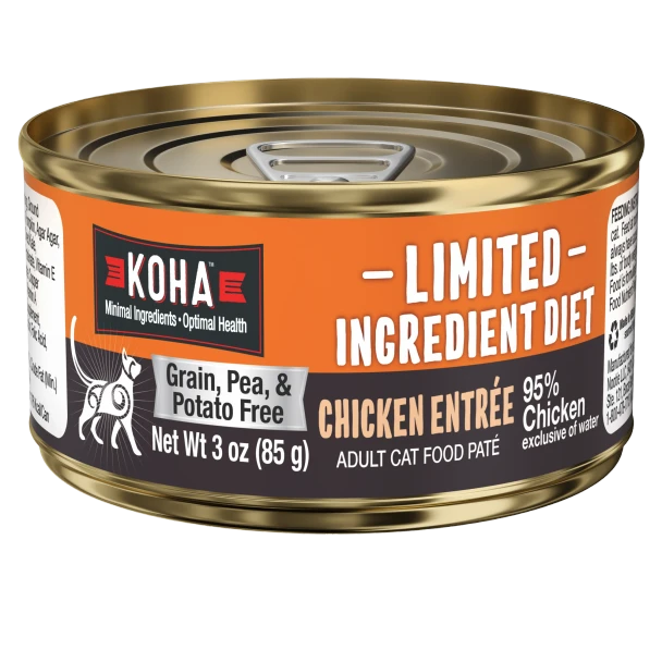 Koha Cat Chicken Pate' LID, 3 oz.
