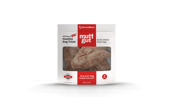 Mutt Gutt Black Angus Knee Caps, 4 ct., 2 lb.