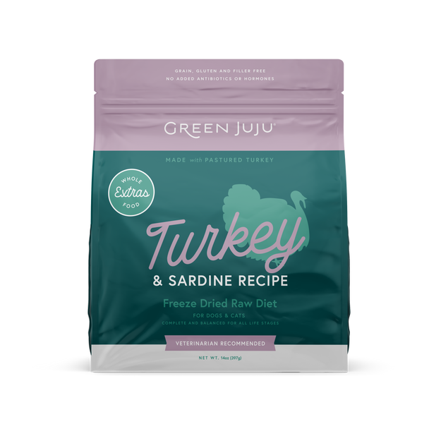 Green Juju Extras - FD Turkey Sardine 14 oz.