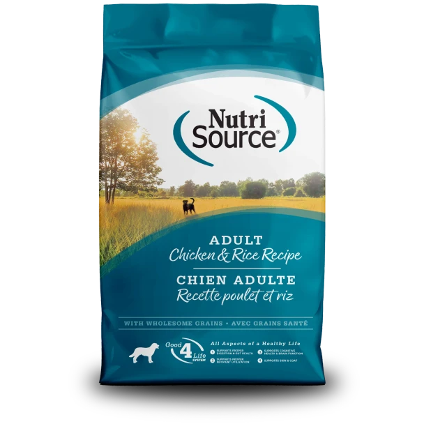 Nutrisource Grain Free Chicken & Rice Dog Food, 5 lb.