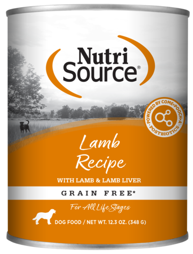 Nutrisource Grain Free Lamb Dog Food, 13 oz. can